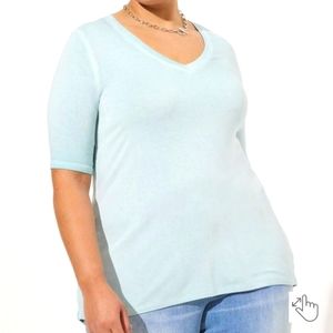 Favorite Tunic Super Soft V-neck Hi-Low Tee